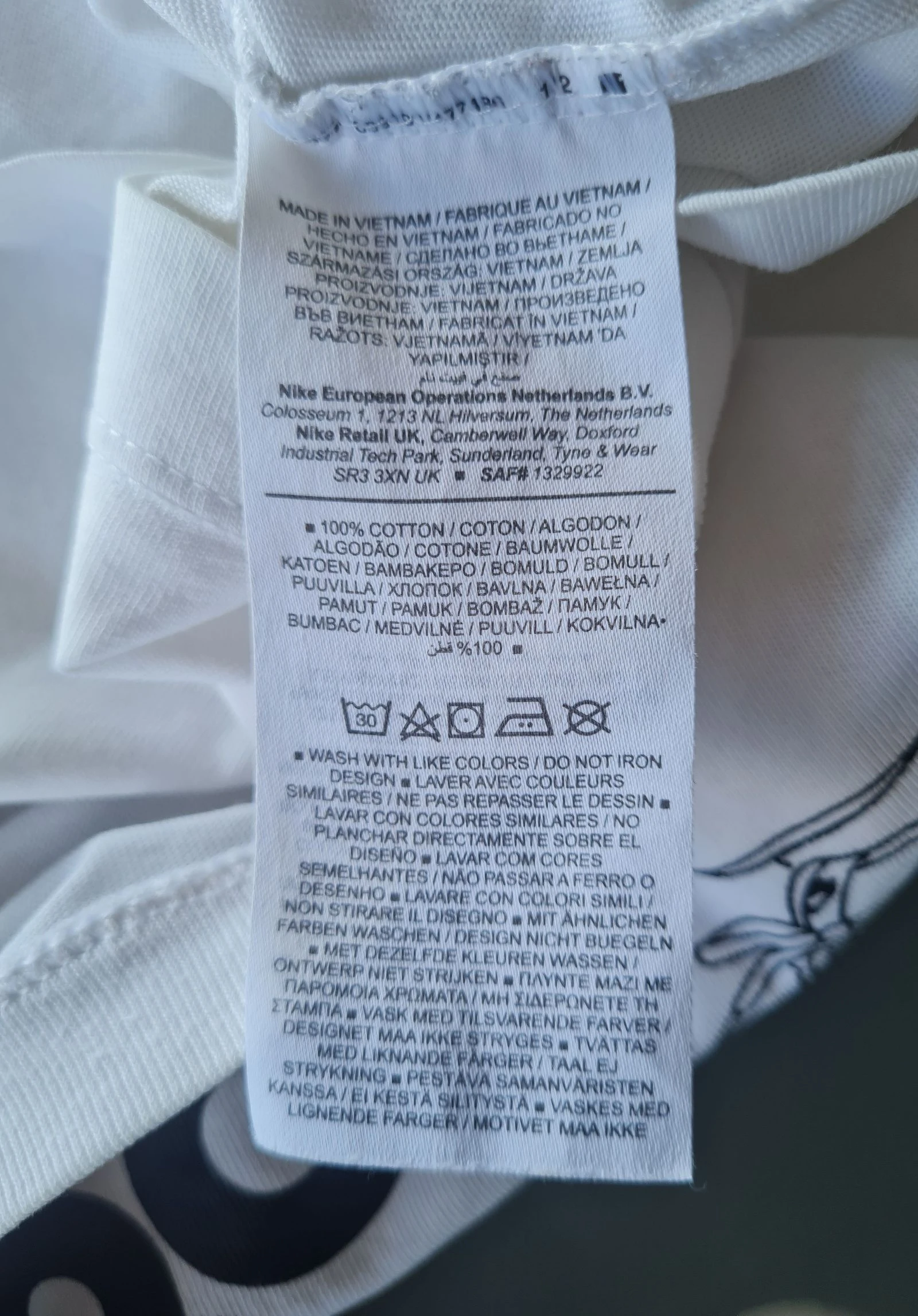 Camiseta blanca sole food 🌺 Nike talla M / 38 – photo 9